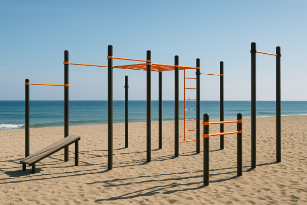 Proposem fer un parc de cal·listènia a la platja per fomentar la salut i l’activitat física a Sant Feliu de Guíxols