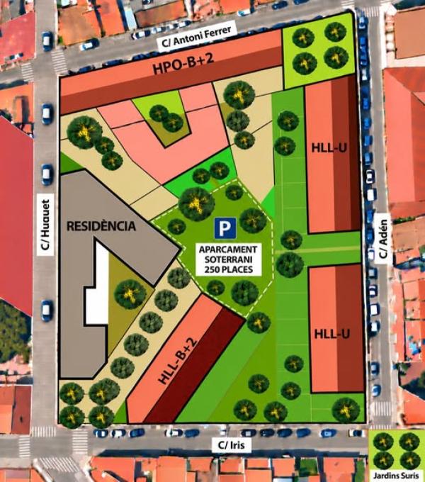 Els Comuns avalen la modificació de planejament de la zona d’Huguet Centre