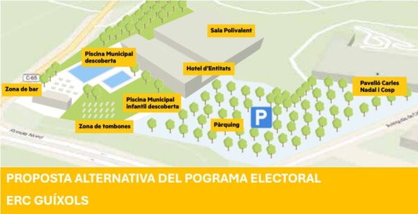 ERC Guíxols creu que el nou Polivalent una necessitat com tantes d’altres que el govern ha oblidat
